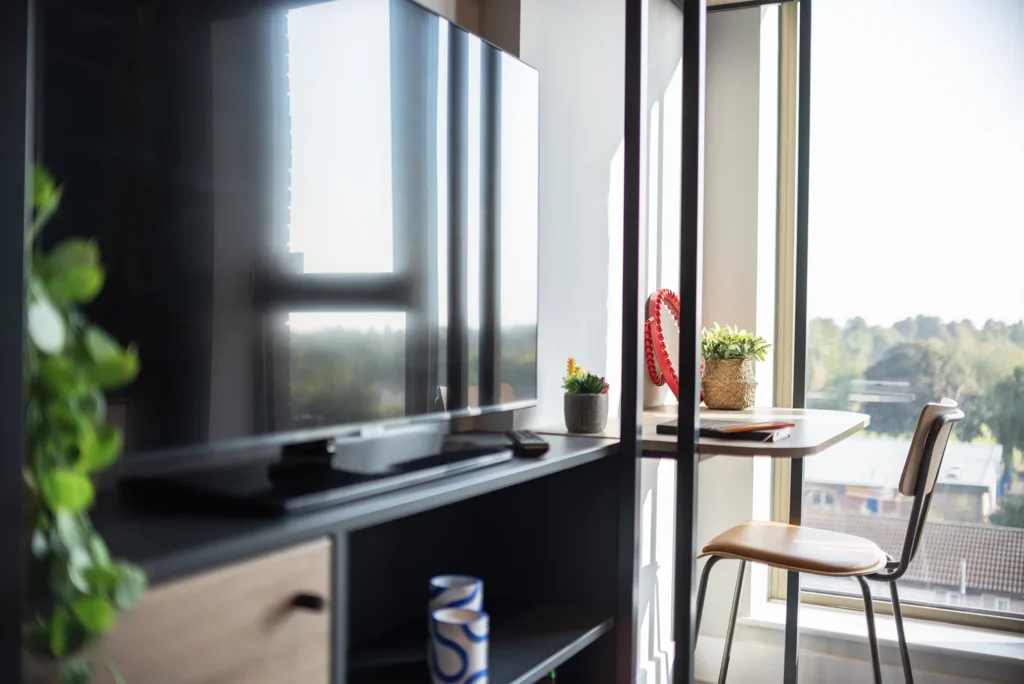 Student accommodation bedroom