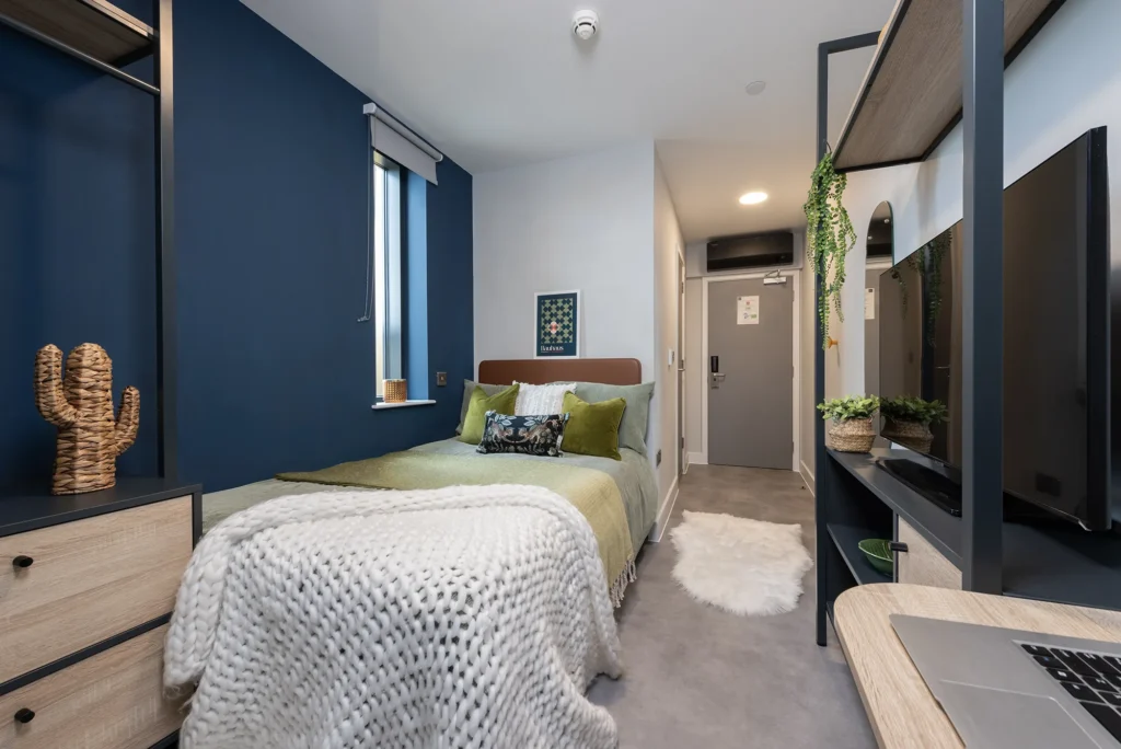 Student accommodation bedroom