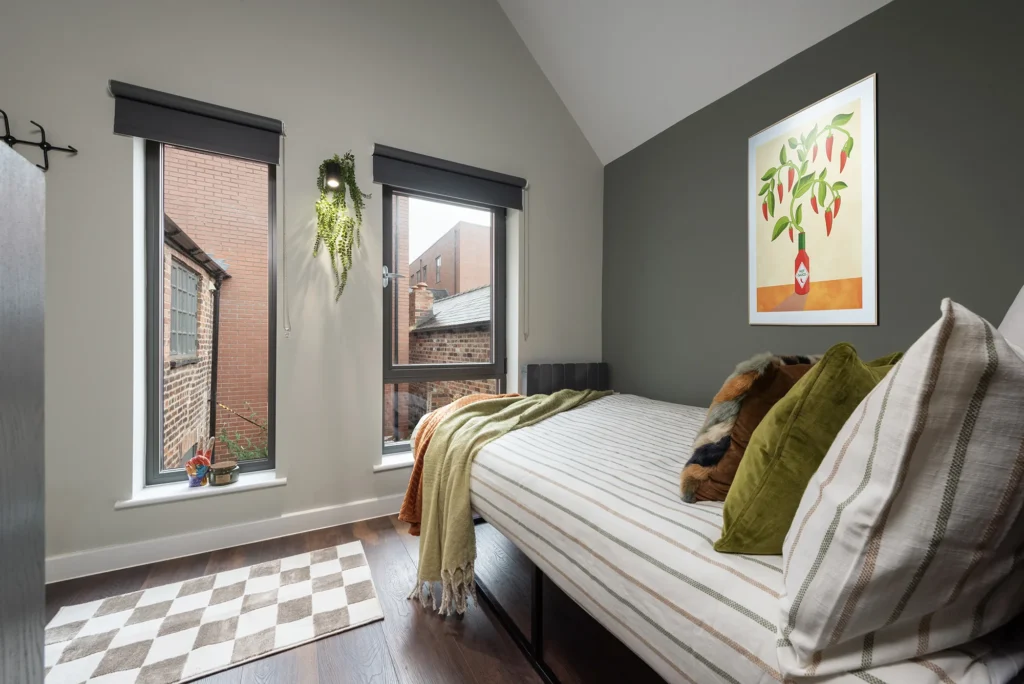 Student room interior