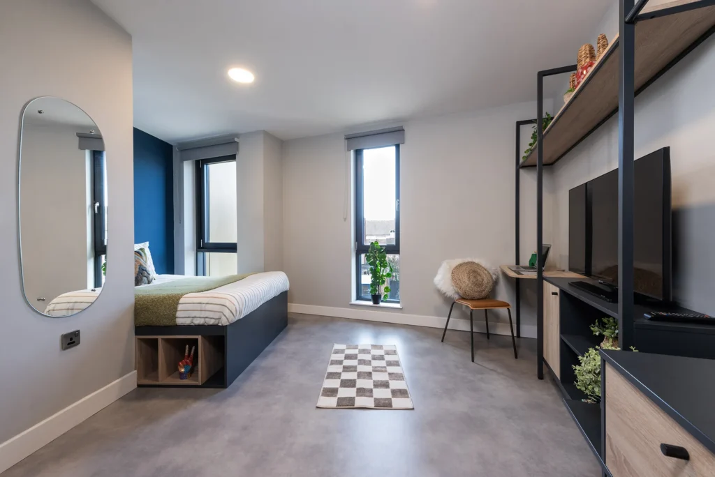 Student accommodation bedroom