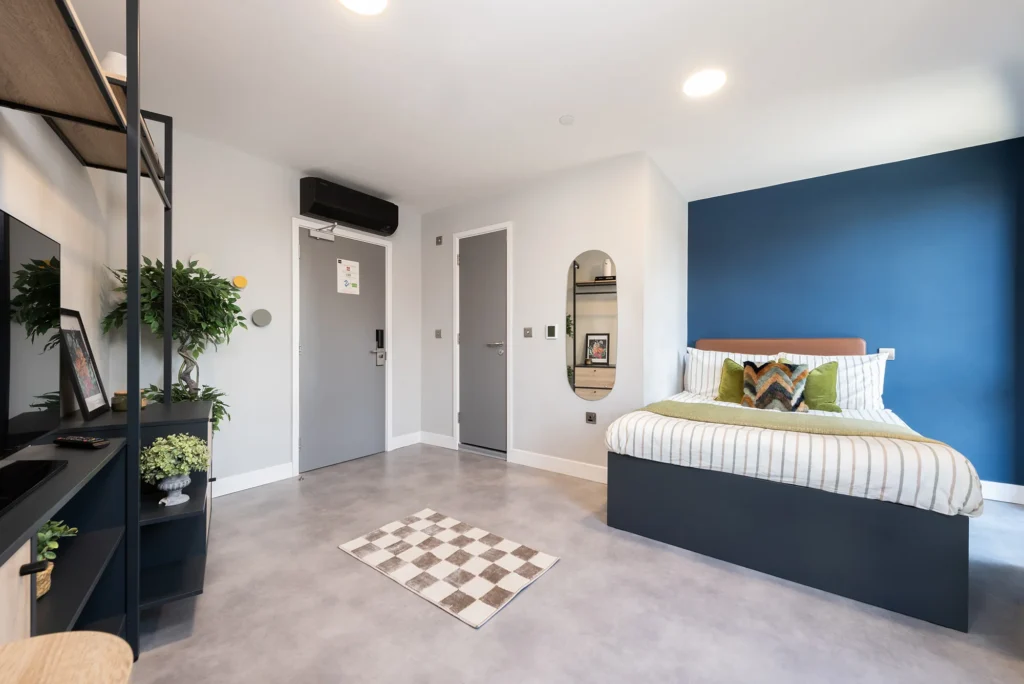 Student accommodation bedroom