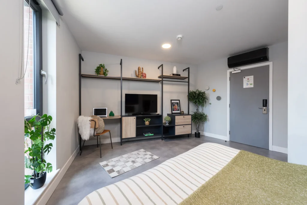 Student accommodation bedroom