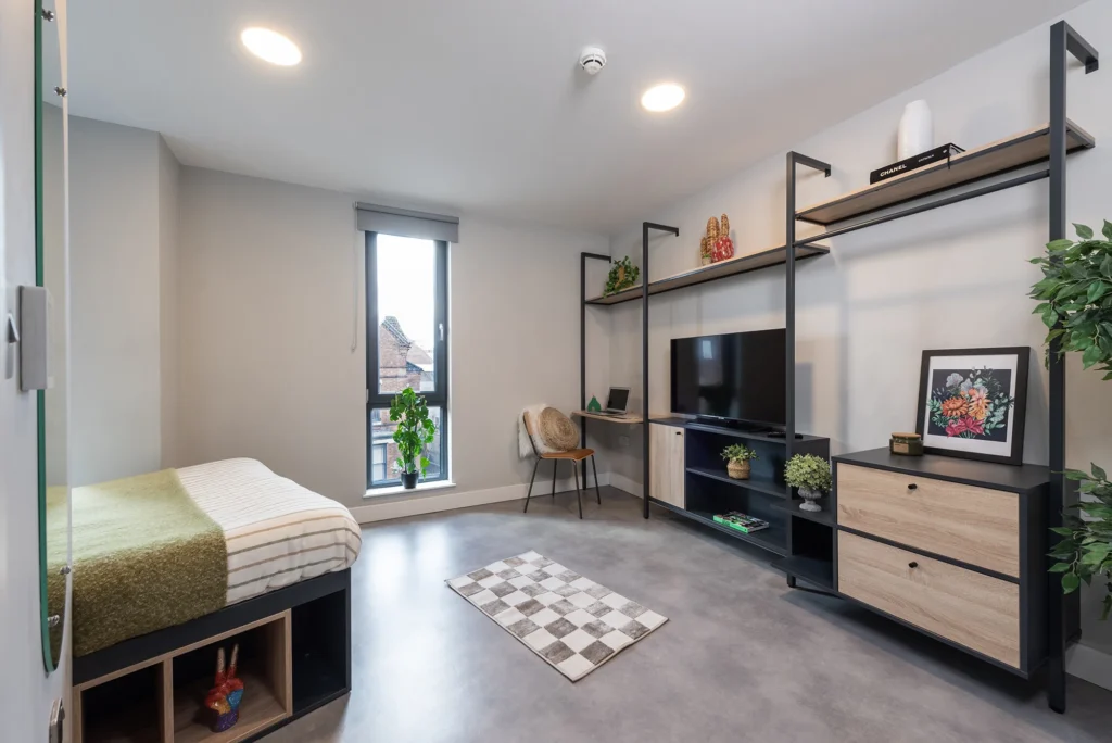 Student accommodation bedroom